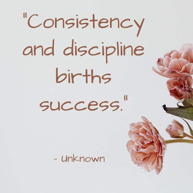 consistency-and-discipline-births-success "Consistency and discipline births success." – Unknown